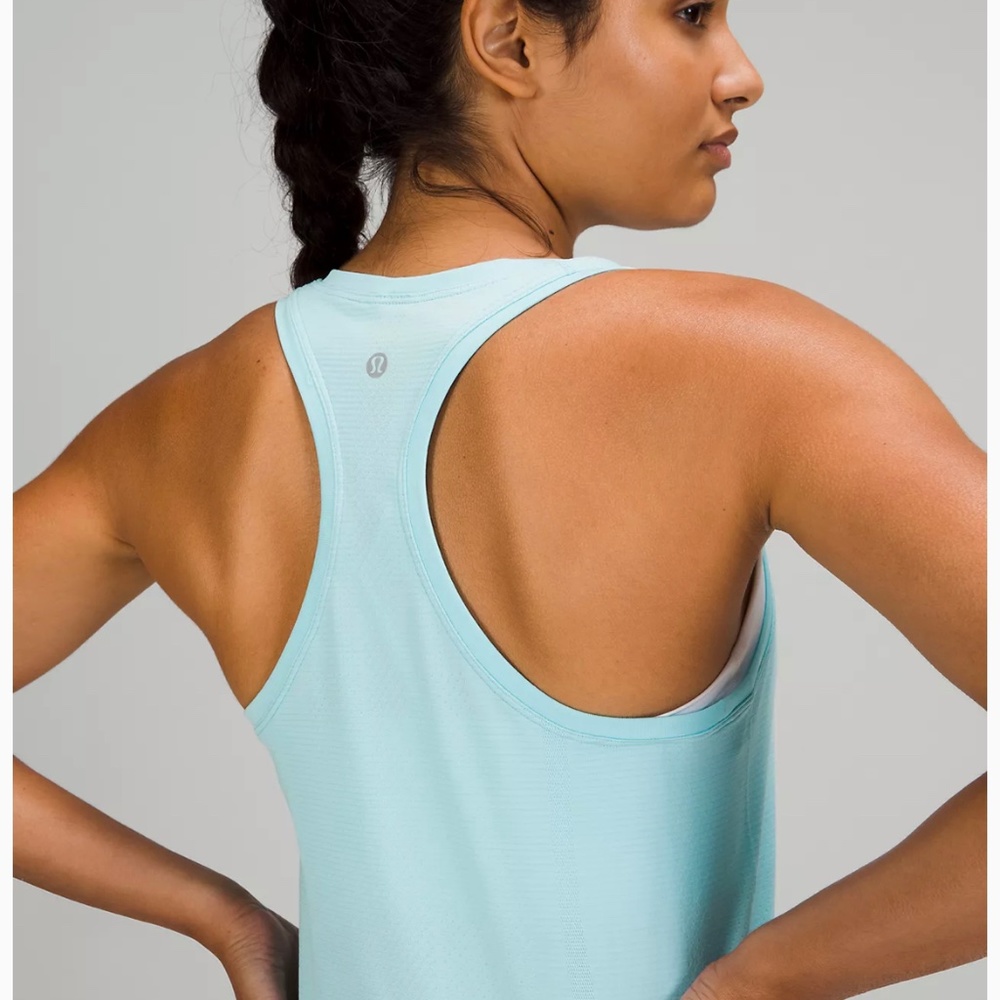 ******SOLD*****Swiftly Tech Racerback Tank Top 2.0 Size 6 blue icing
